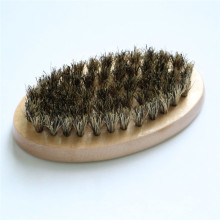 Cepillo de barba de madera del logotipo de la cerda del pelo del verraco de la marca FQ